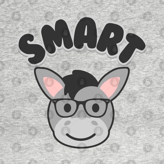 Smart Ass - Cute Kawaii Donkey Pun by Daytone